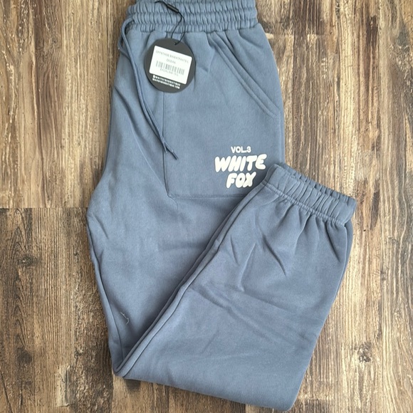 White Fox Boutique Pants - #WhiteFox Blue Sweatpants